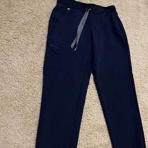 Figs Scrubs bottoms, joggers, XS tall, navy blue